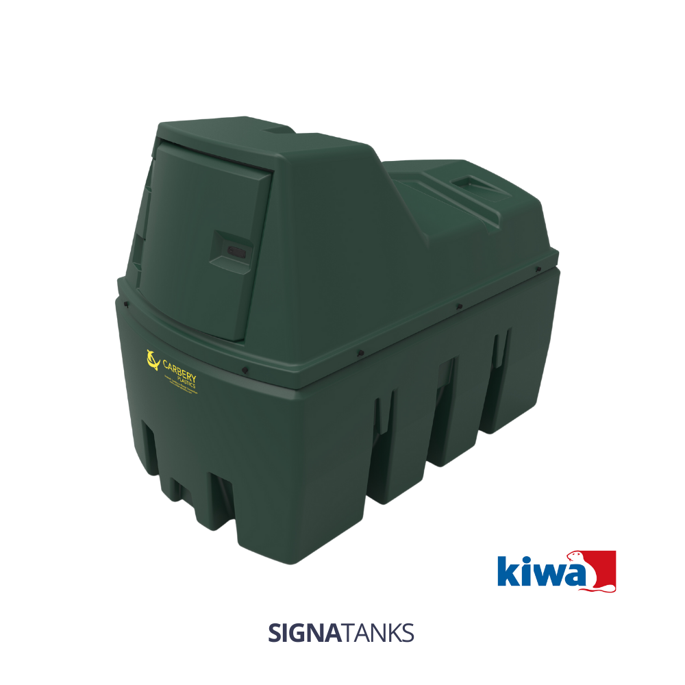 Dieseltank 2500L, KIWA, Horizontaal met Pompkast, CP - [Zonder pompset]