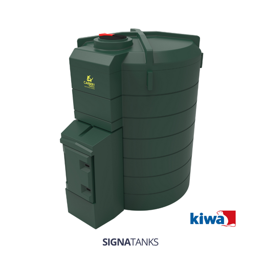 [SGT-BTGR10000V-KIWA-ZP] Dieseltank 10.000L KIWA, Verticaal met Pompkast, CP - [Zonder pompset]