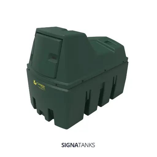 [BTGR02500H-315] Dieseltank 2500L, VLAREM II, Horizontaal met Pompkast, CP - [Standaard]