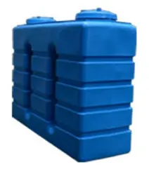 [J09000R-500] Watertank 2000L, Rechthoekig zonder pomp, J